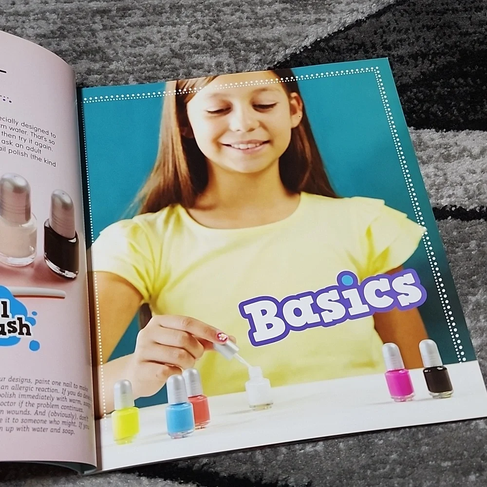 NAIL ART OVER 35 EASY DESIGNS FOR LITTLE FINGERS BOOK BY KLUTZ